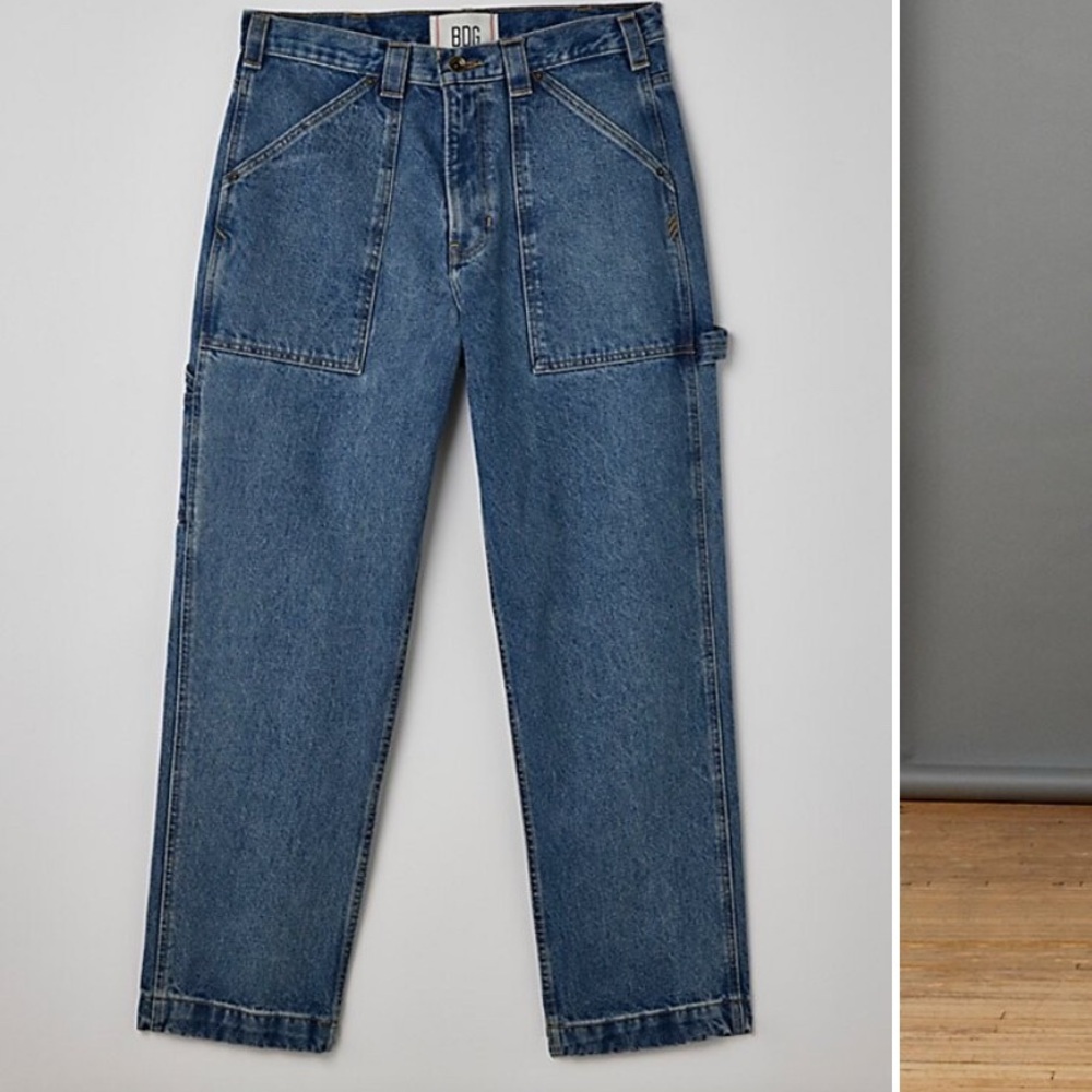 BDG Men's Relaxed Jeans in Blue